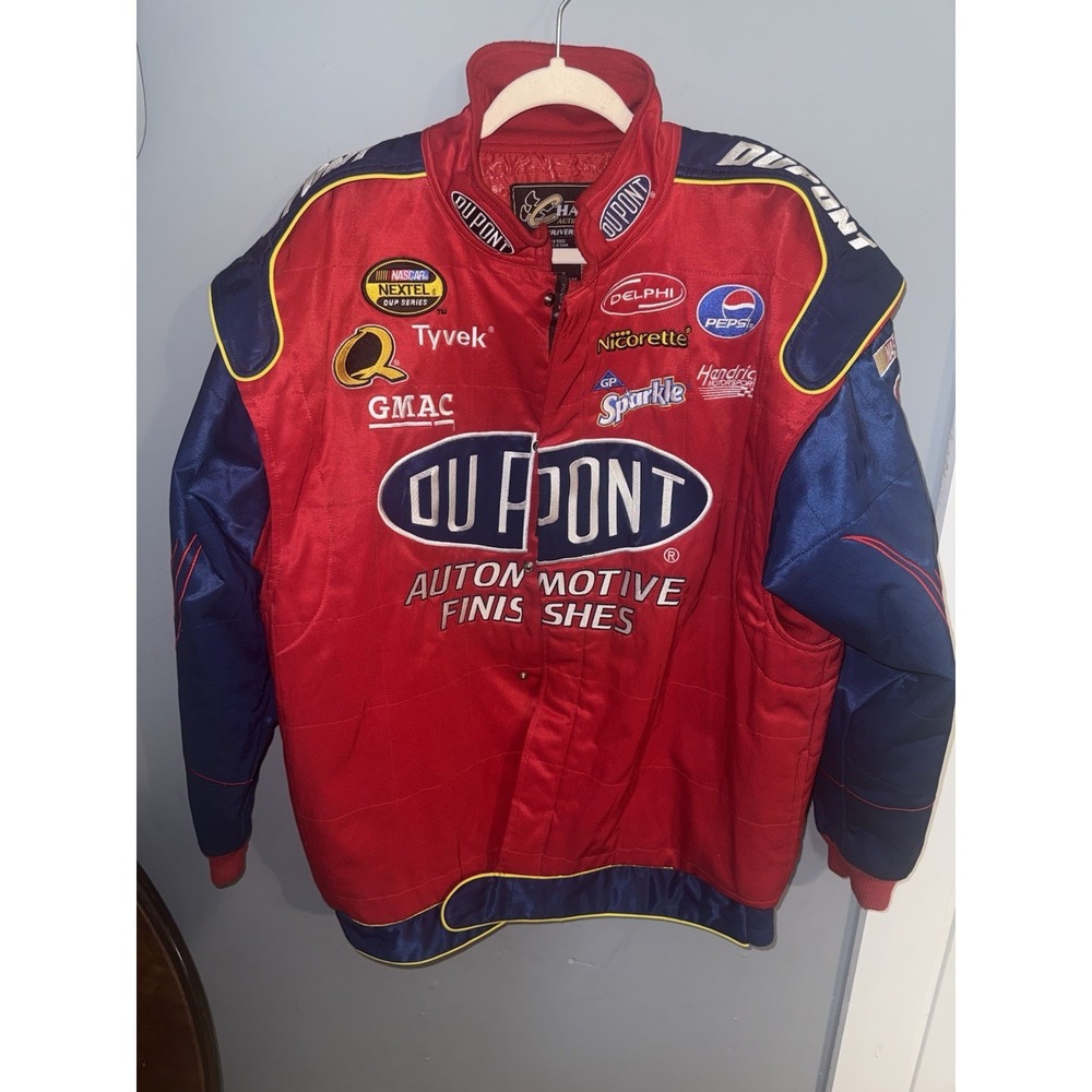 VTG Chase Authentics Jeff Gordon NASCAR #24 Dupont Flames‎ Mens XL Jacket